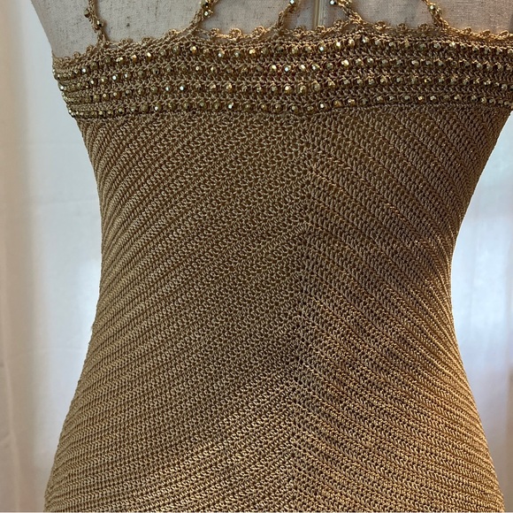 Gold Beaded Camisole size M - Picture 7 of 9